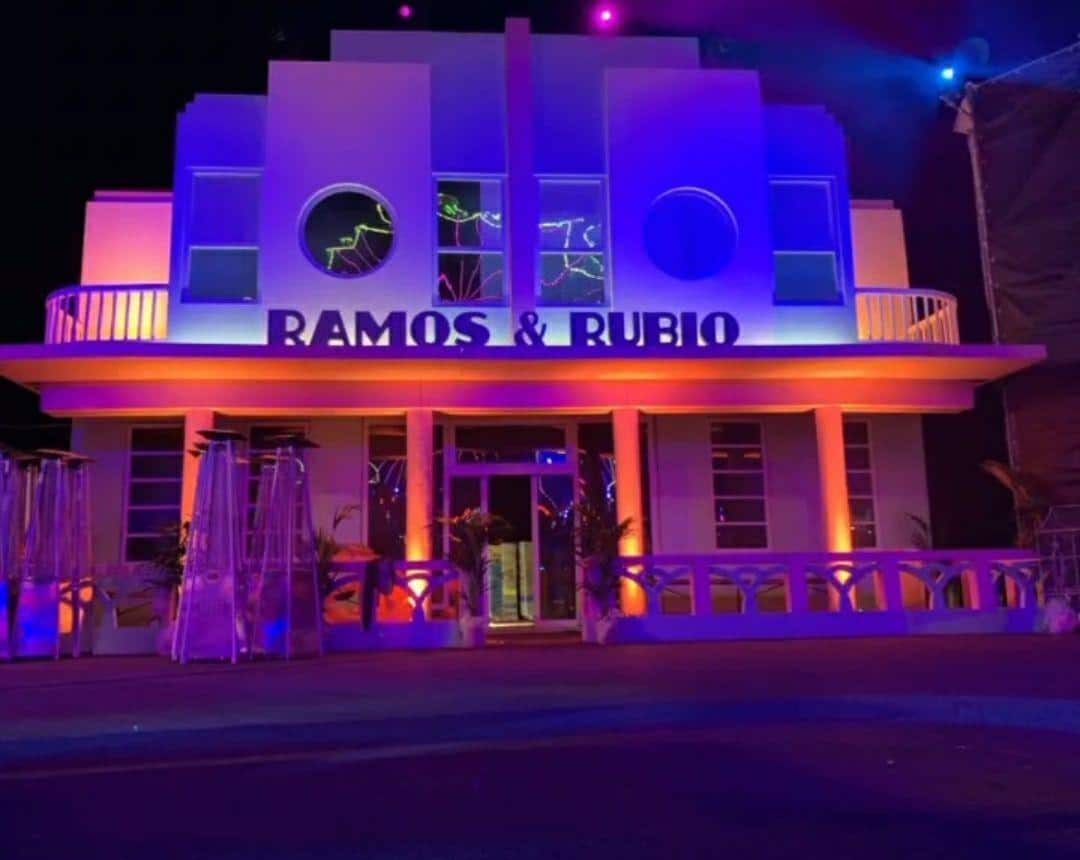 Entrada del banquete de la boda de Sergio Ramos y Pilar Rubio.