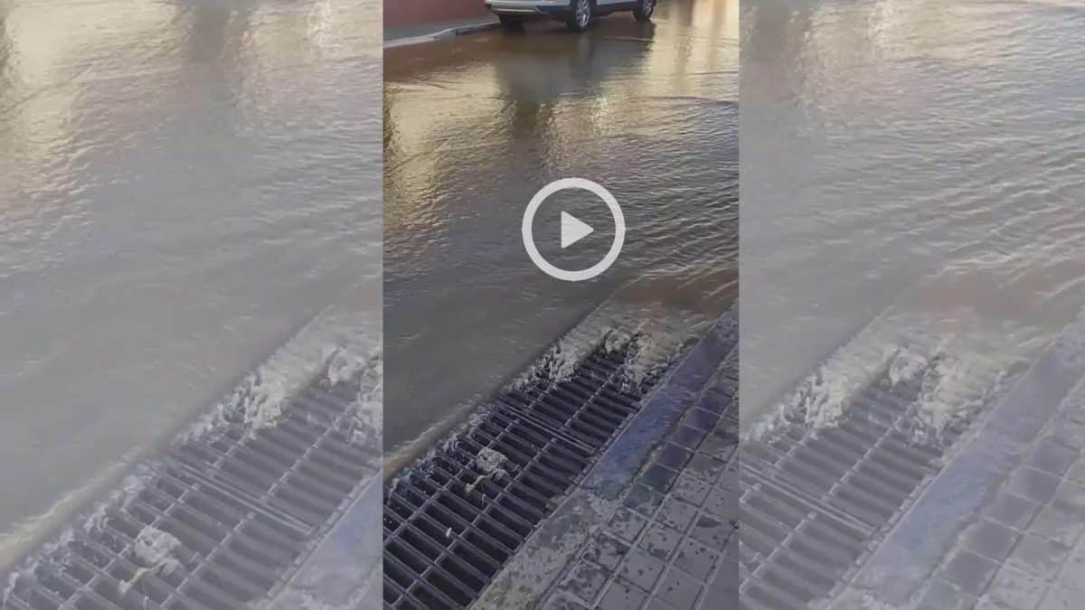 Accede al vídeo de la fuga de agua de Espartinas