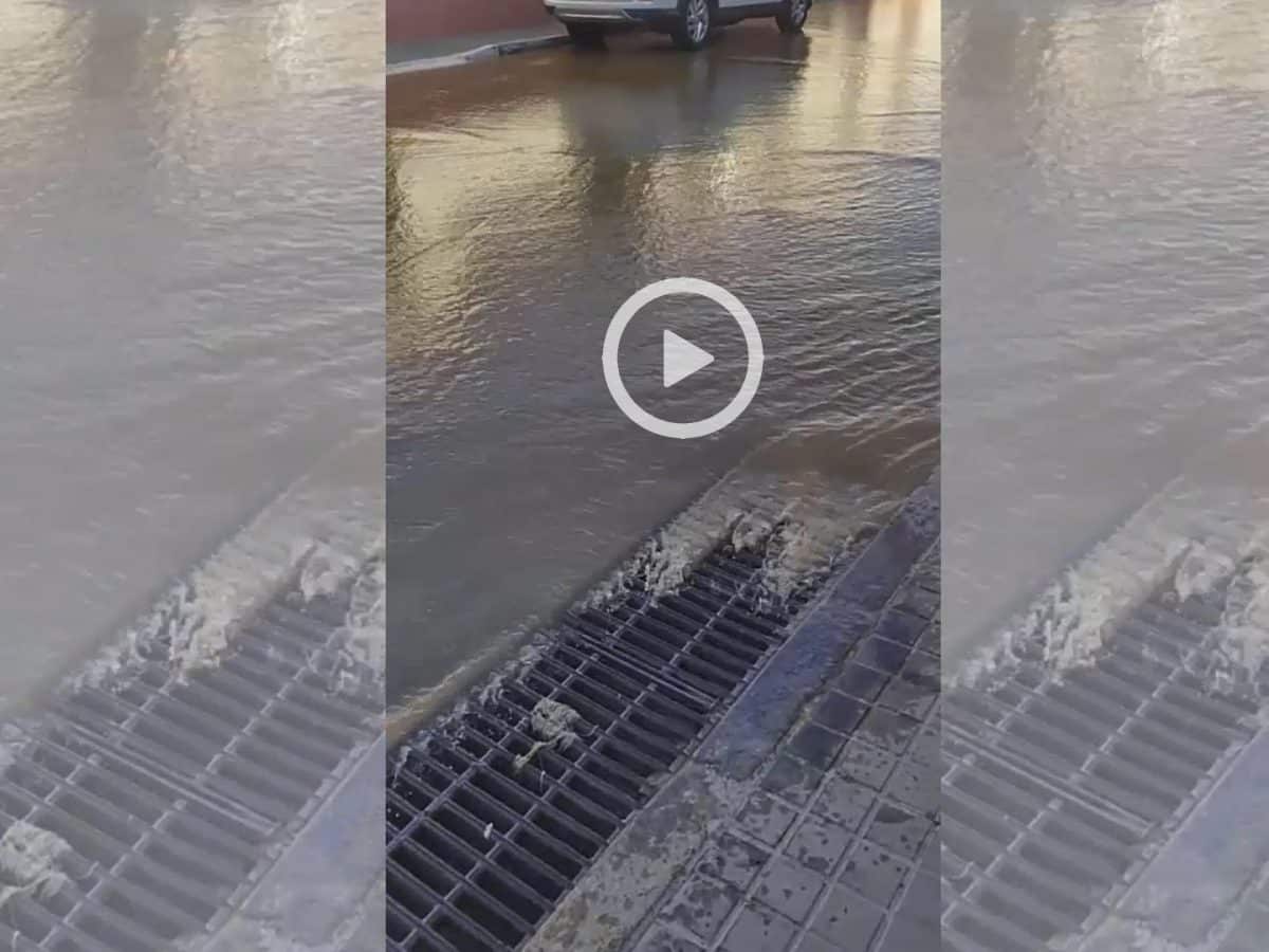 Accede al vídeo de la fuga de agua de Espartinas