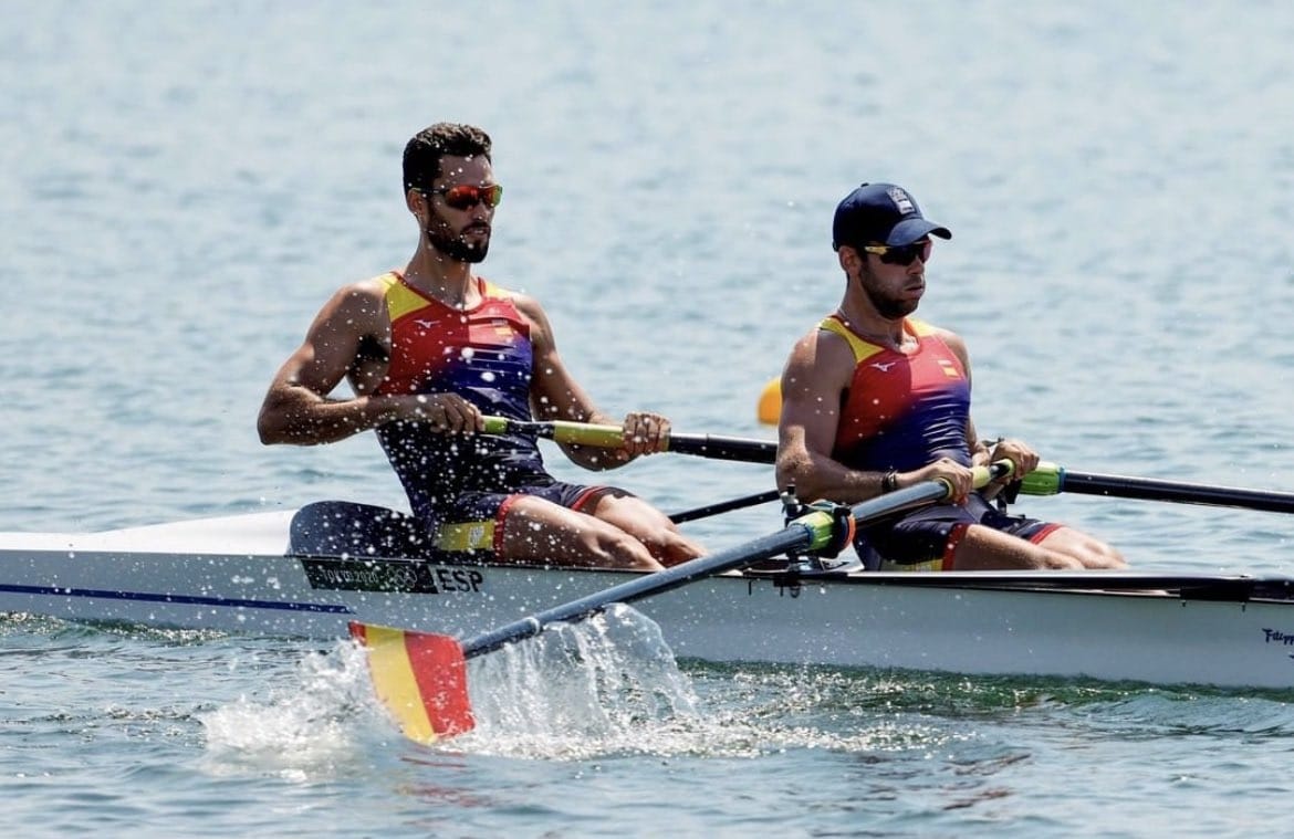 Javier García y Jaime Canalejo en los Juegos Olímpicos de Tokio 2020.