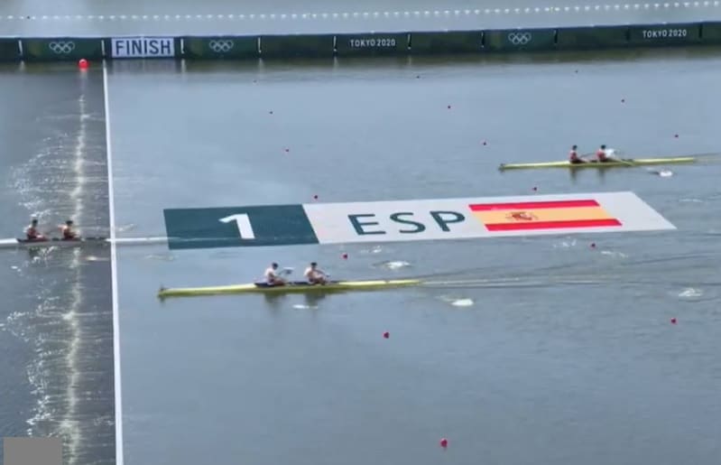 Javier García y Jaime Cantalejo entrar primeros en su regata de repesca.