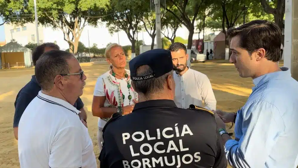 Dispositivo de seguridad para la Feria de Bormujos 2024. AD