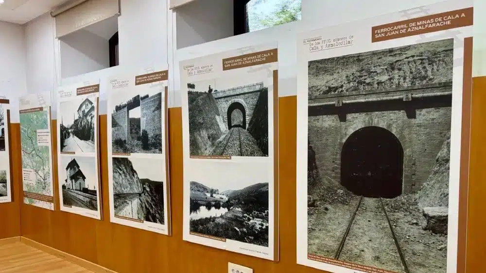 Imágenes de la muestra "El Patrimonio de los Ferrocarriles mineros de Cala y Aznalcóllar" - AYUNTAMIENTO DE SAN JUAN