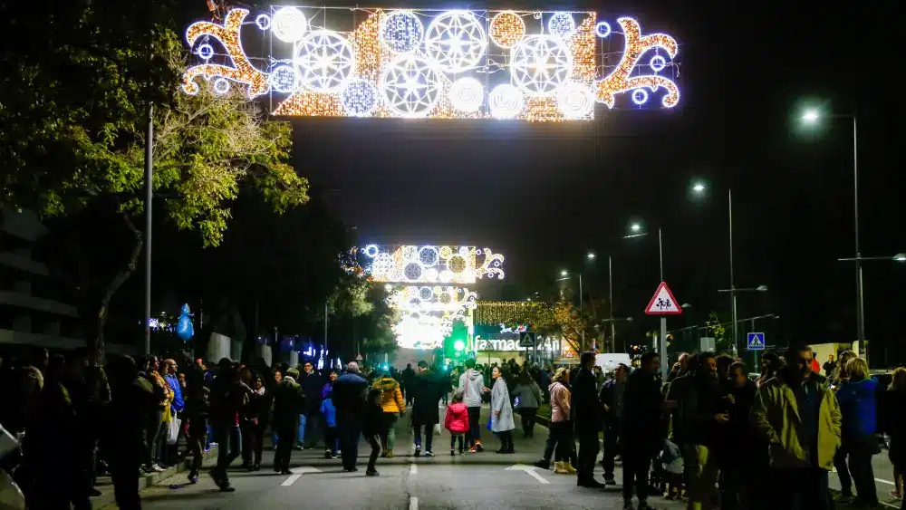 Alumbrado navideño en Mairena del Aljarafe. AD