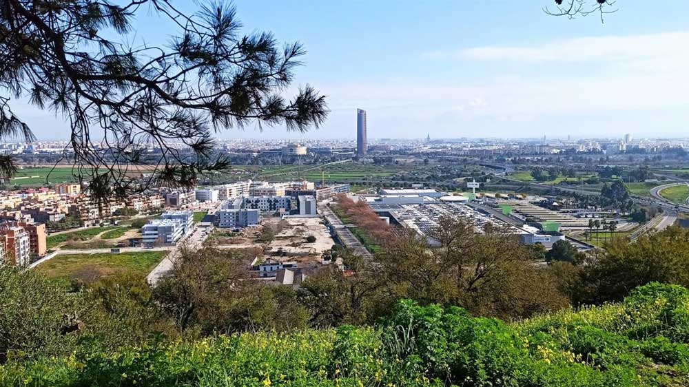 Vistas de Sevilla capital desde la cornisa de Camas - Europa Press