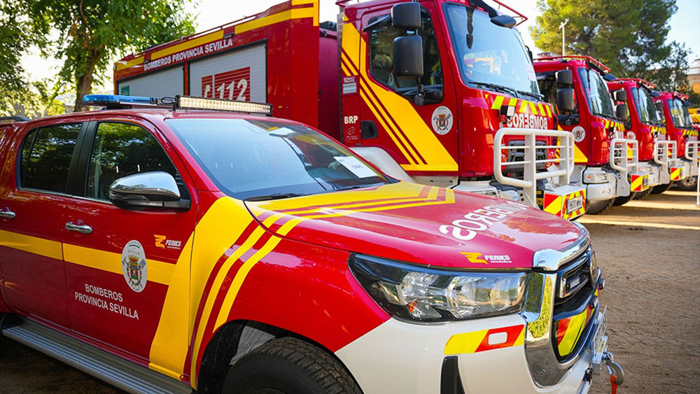 Bomberos de la Diputación de Sevilla. - Junta de Andalucía